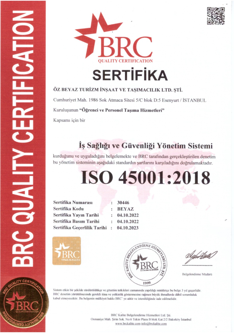 İSG Belgesi